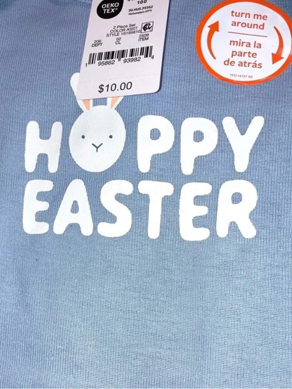 Carter's Just One You Baby Boys' Easter Endcap Striped Top & Bottom Set 0-3